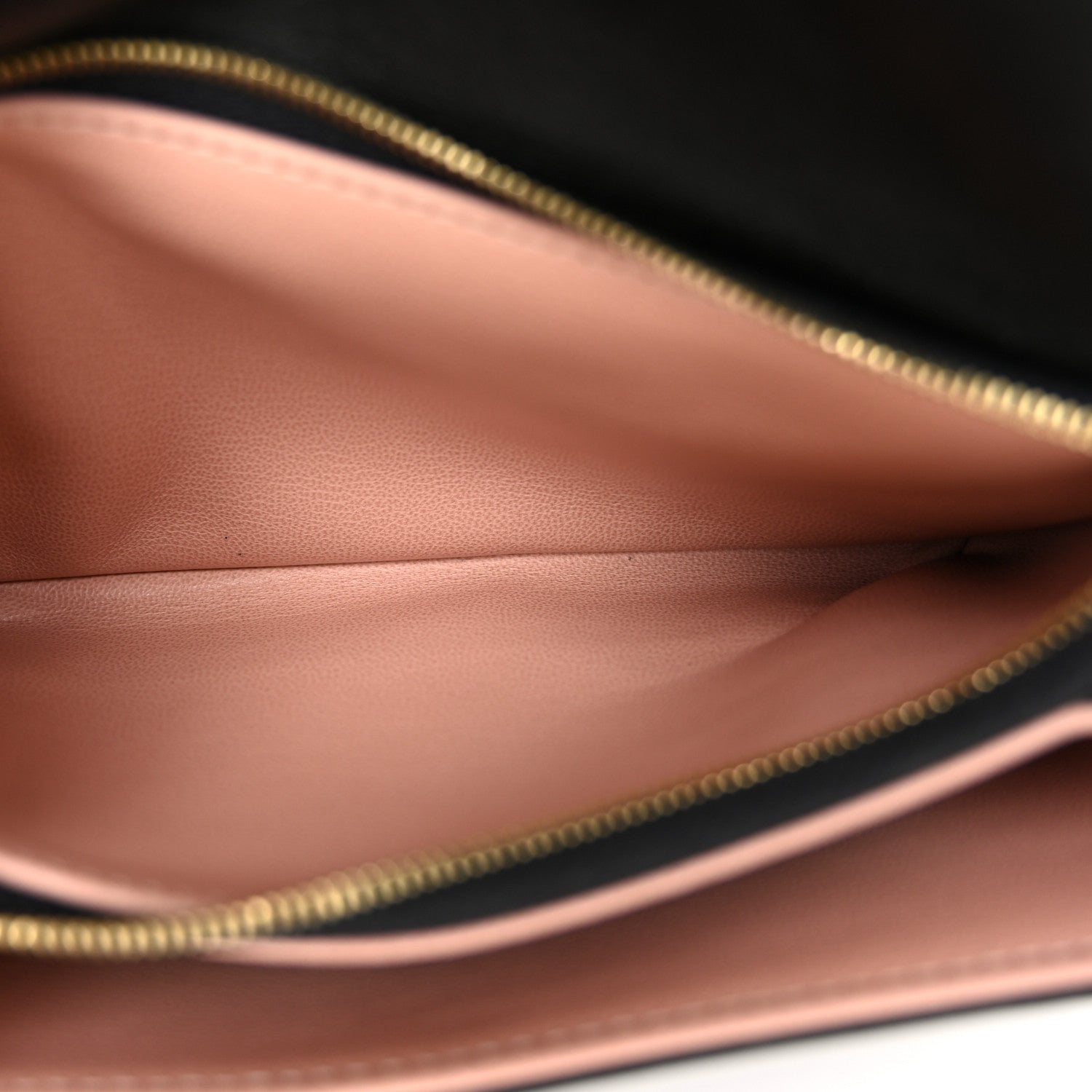 Louis Vuitton Lambskin Embossed Monogram Pochette Coussin Black 6 of 11