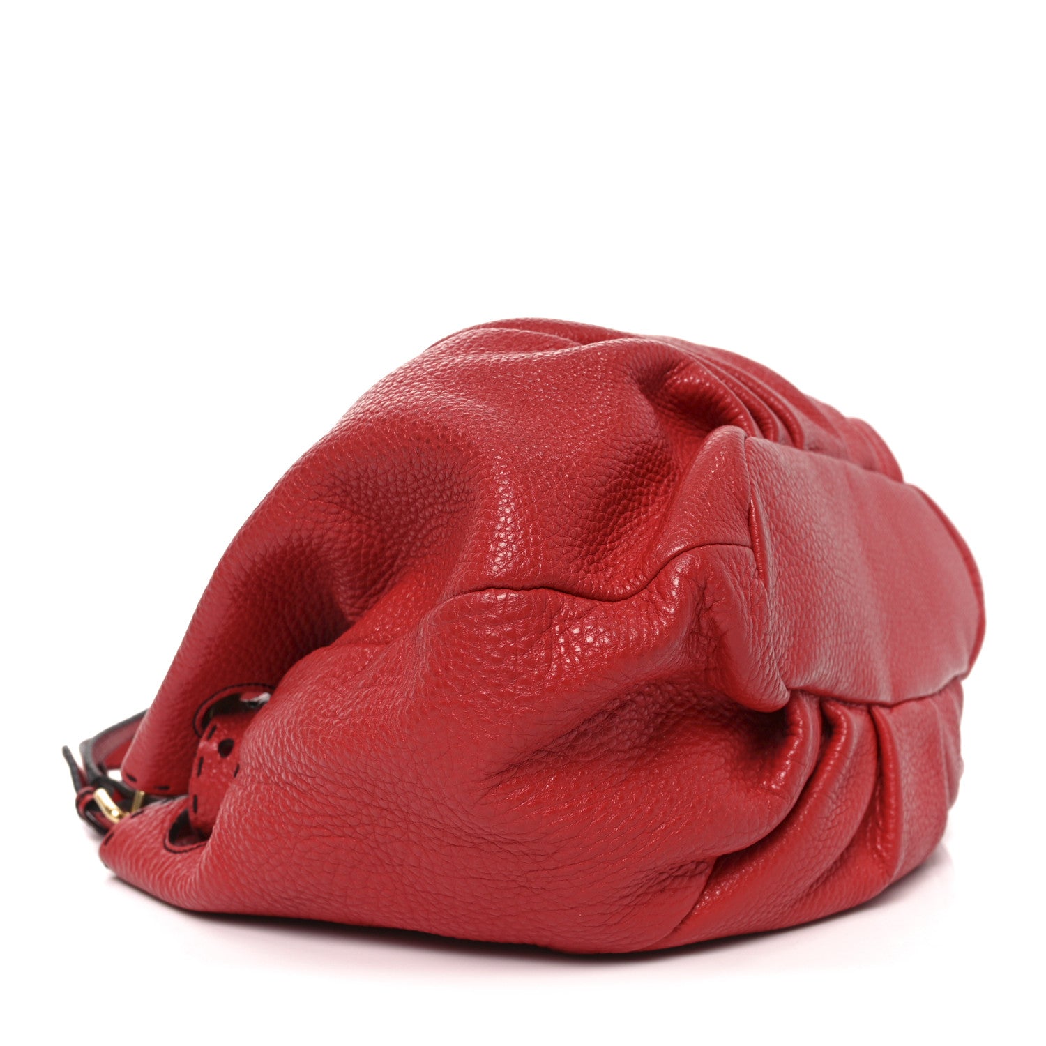 Fendi Cuoio Romano Selleria Pomodorino Tote Red 9 of 10