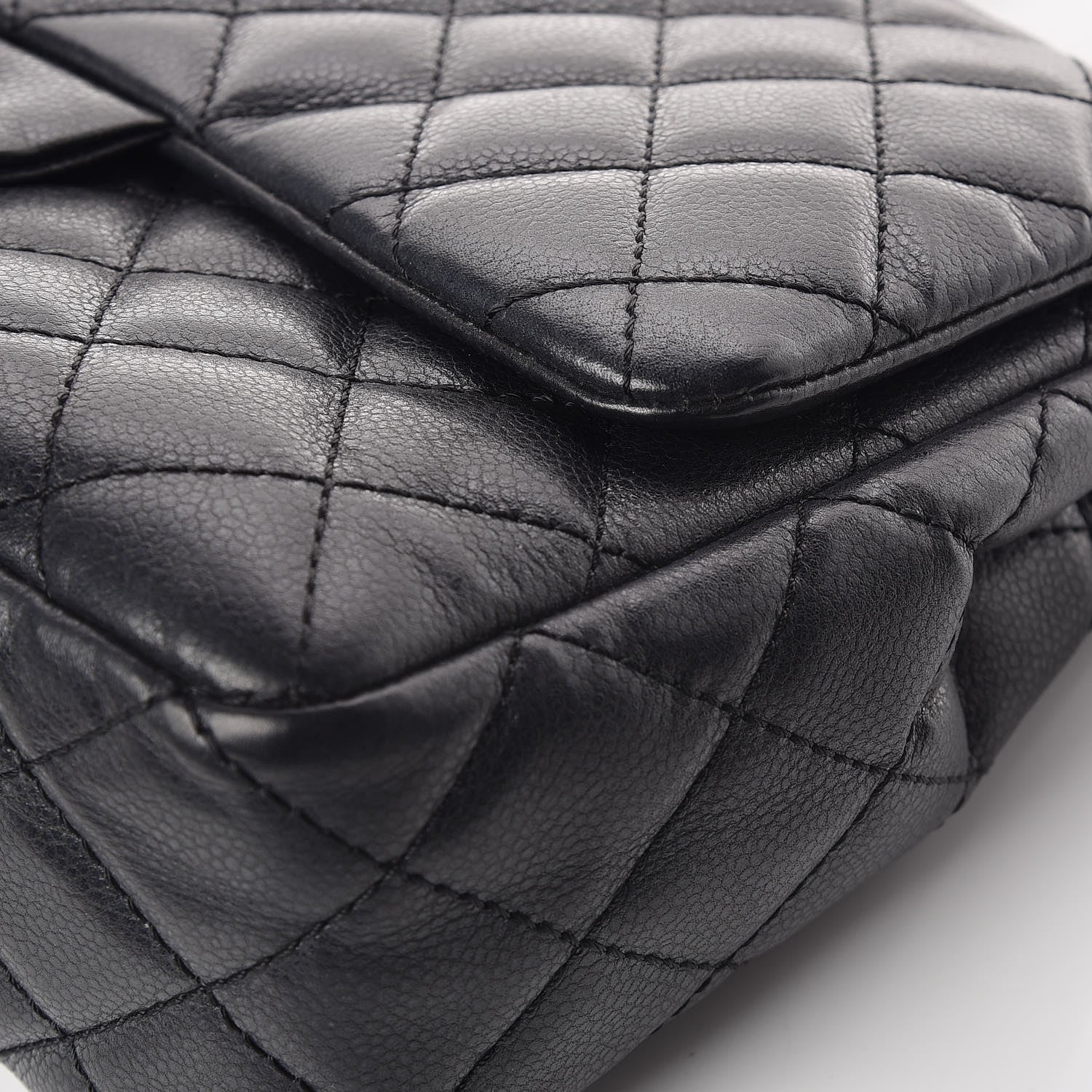 Chanel Caviar Quilted Jumbo Single Flap Black 14 of 16