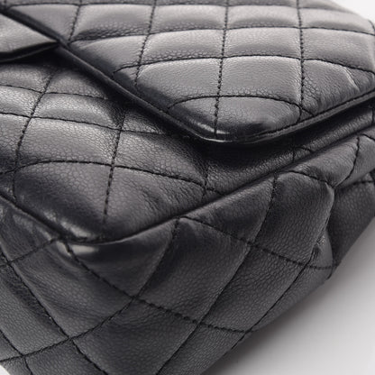 Chanel Caviar Quilted Jumbo Single Flap Black 14 of 16