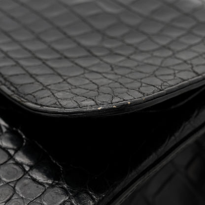Chanel Alligator Jumbo Double Flap Black 12 of 12