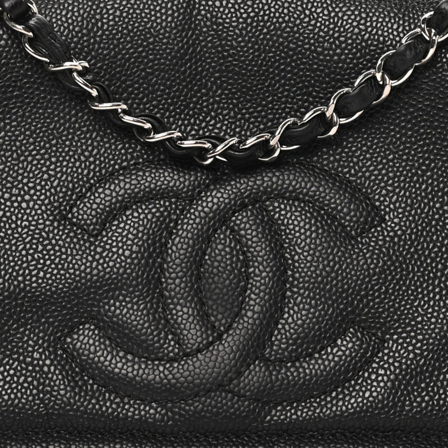Chanel Caviar Medium Timeless CC Flap Black 8 of 11