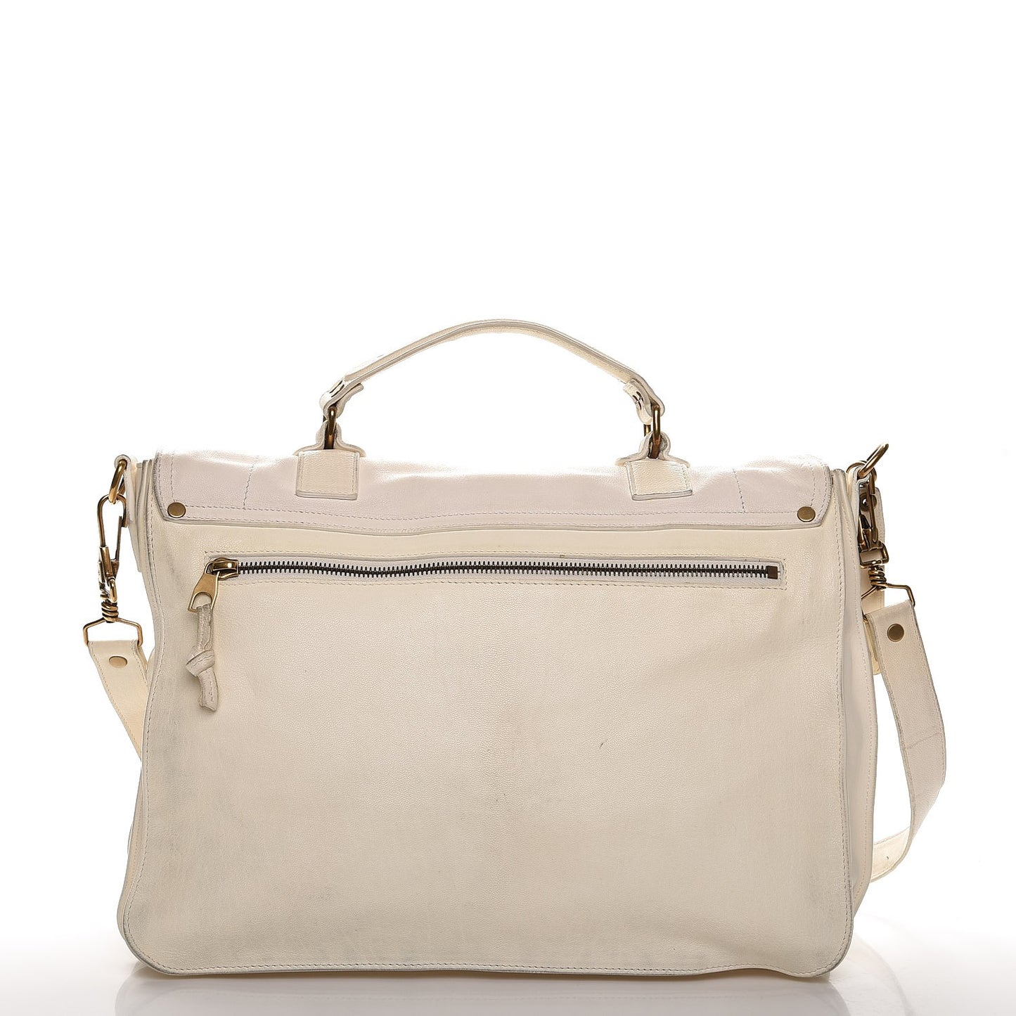 Lambskin Large PS1 Satchel Ivory