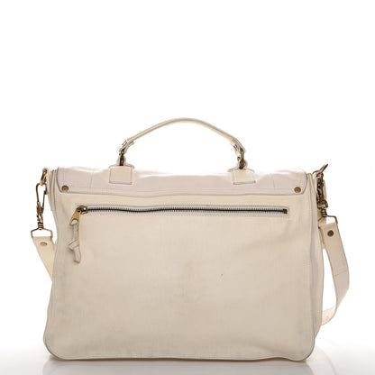 Proenza Schouler Lambskin Large PS1 Satchel Ivory 21 of 22