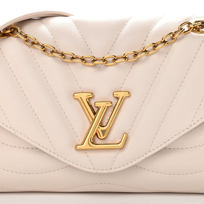 Louis Vuitton Calfskin LV New Wave Chain Bag Ivory 7 of 12
