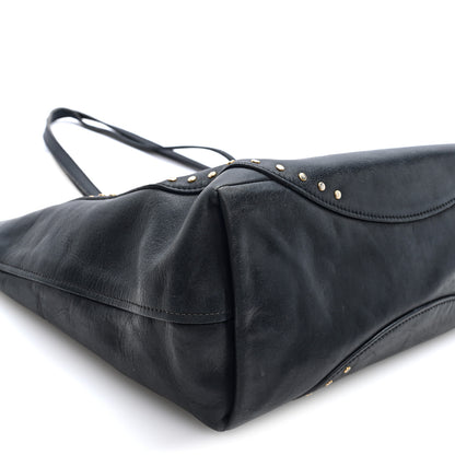 Chloe Calfskin Studded Isa Tote Black 7 of 10