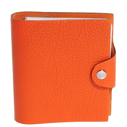 Hermes Togo Ulysse PM Notebook Cover Orange 1 of 12