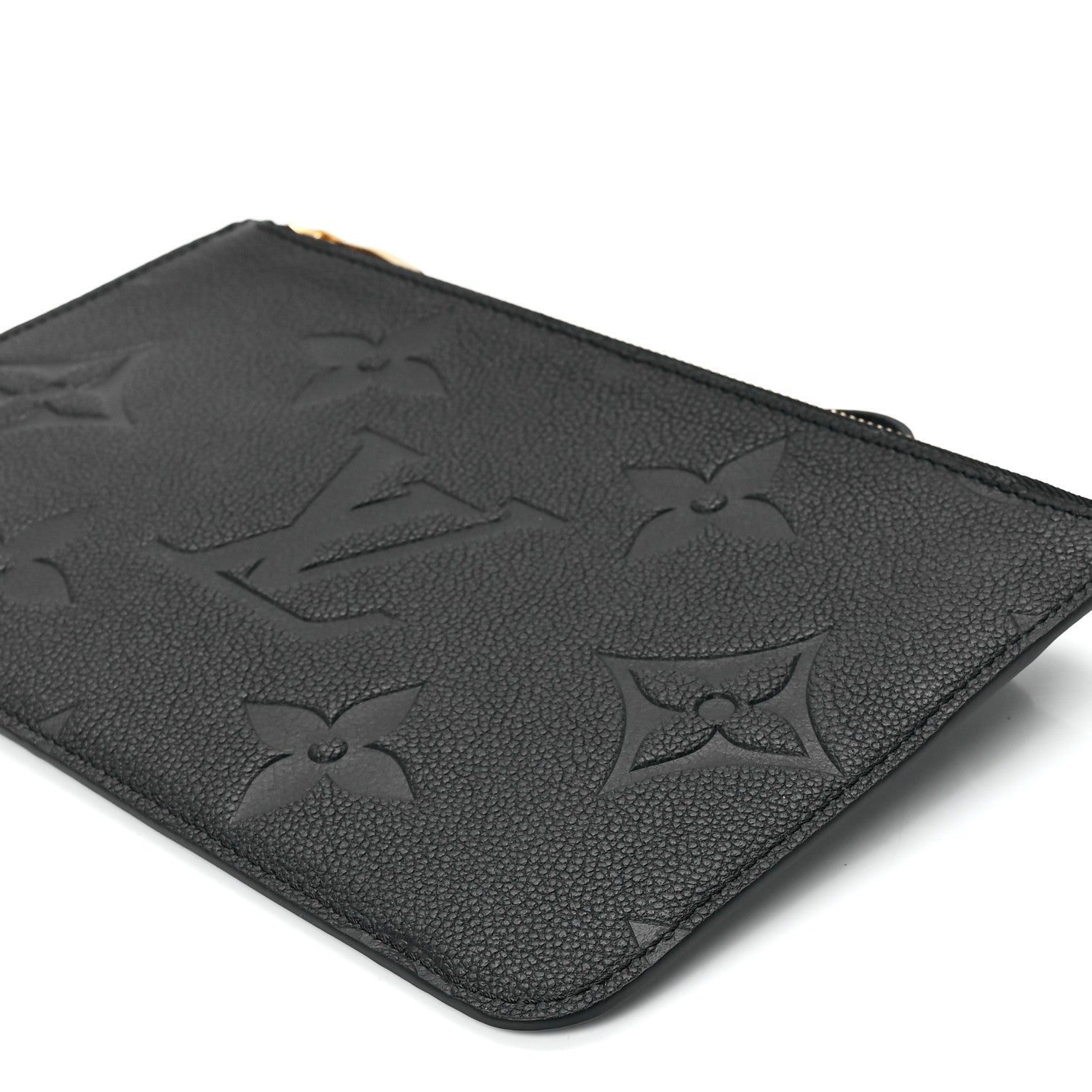 Louis Vuitton Empreinte Monogram Giant Neverfull MM Pochette Black 9 of 9