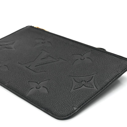 Louis Vuitton Empreinte Monogram Giant Neverfull MM Pochette Black 9 of 9