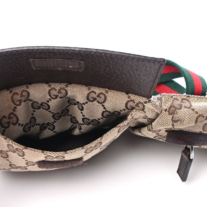 Gucci GG Monogram Double Pocket Belt Bag Dark Brown 4 of 4