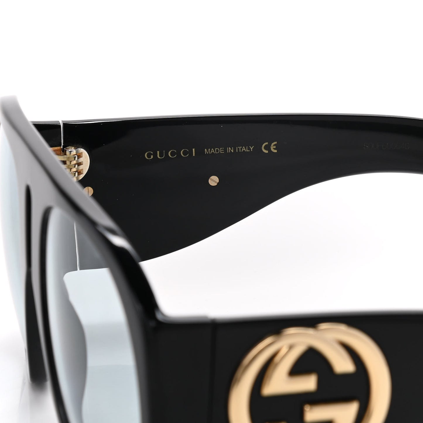 Oversized Aviator Sunglasses GG0152S Black