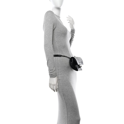 Chanel Calfskin Quilted CC Uniform Flap Belt Bag Black 2 of 11