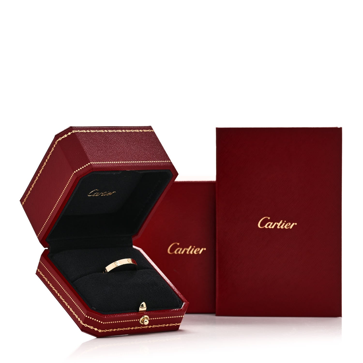 Cartier 18K Yellow Gold 3.5mm LOVE Wedding Band Ring 66 11.5 5 of 5