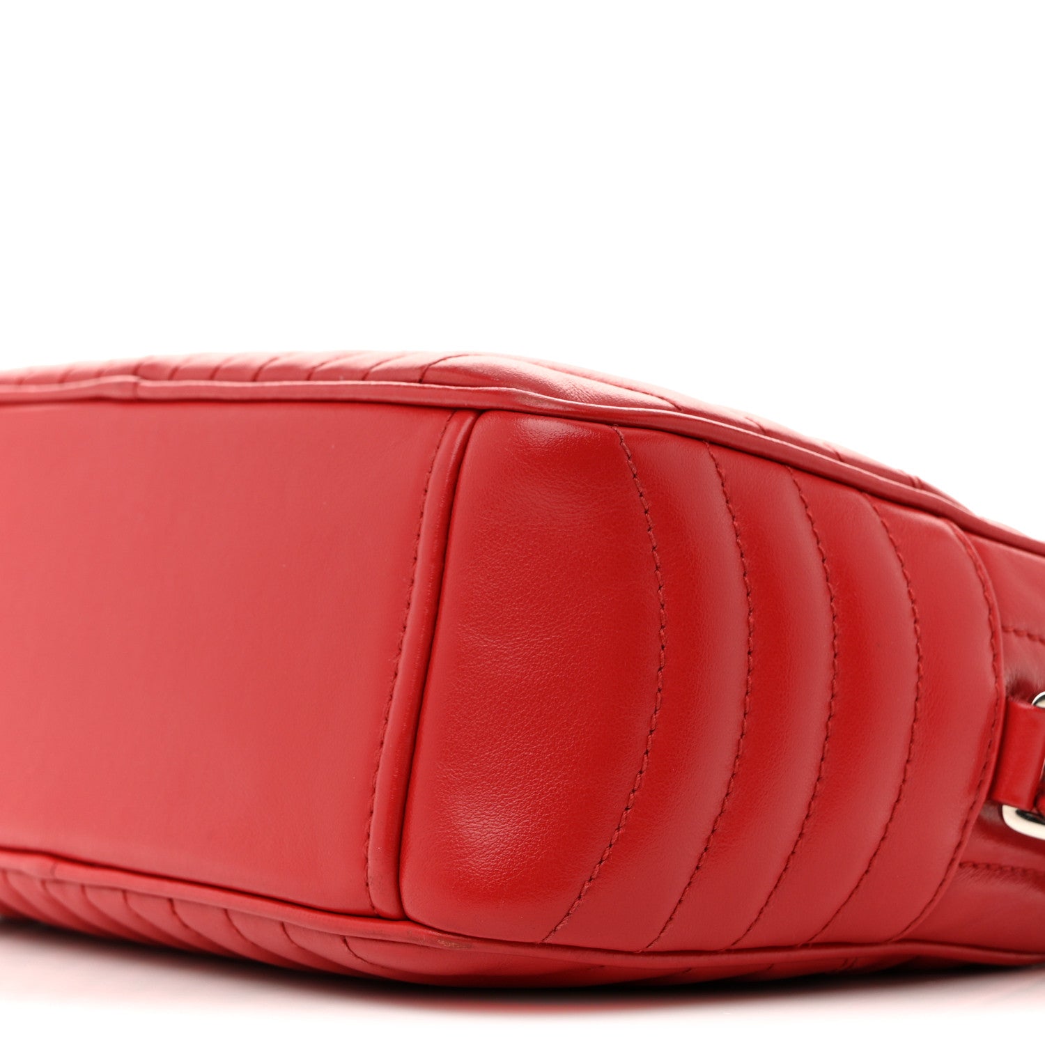 Prada Soft Calfskin Diagramme Camera Bag Rosso 10 of 13
