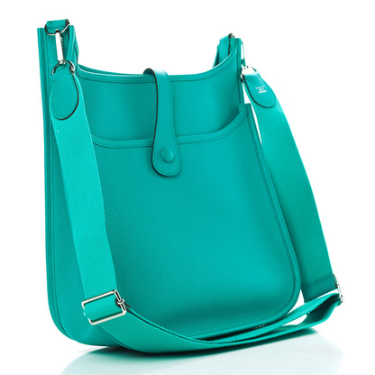 Hermes Epsom Evelyne III PM Bleu Paon 3 of 11