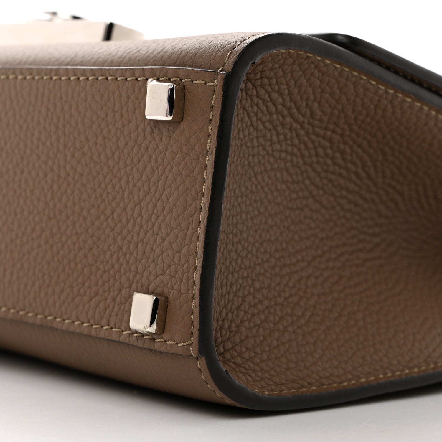 Moynat Taurillon Blush Rejane BB Tourterelle 9 of 9