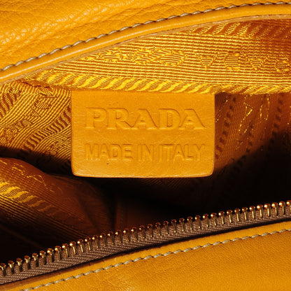 Prada Vitello Daino Crossbody Bag Ocra 6 of 10
