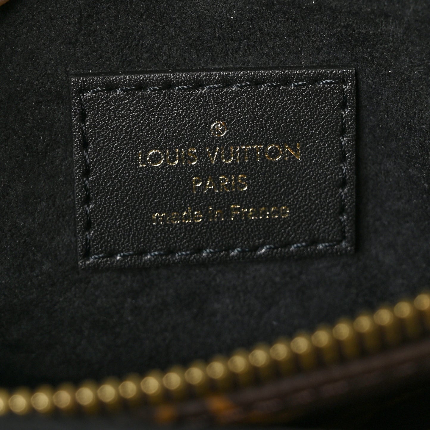 Monogram Flower Tote Black