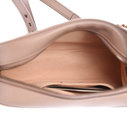 Gucci Calfskin Matelasse Small GG Marmont Chain Shoulder Bag Porcelain Rose 4 of 9