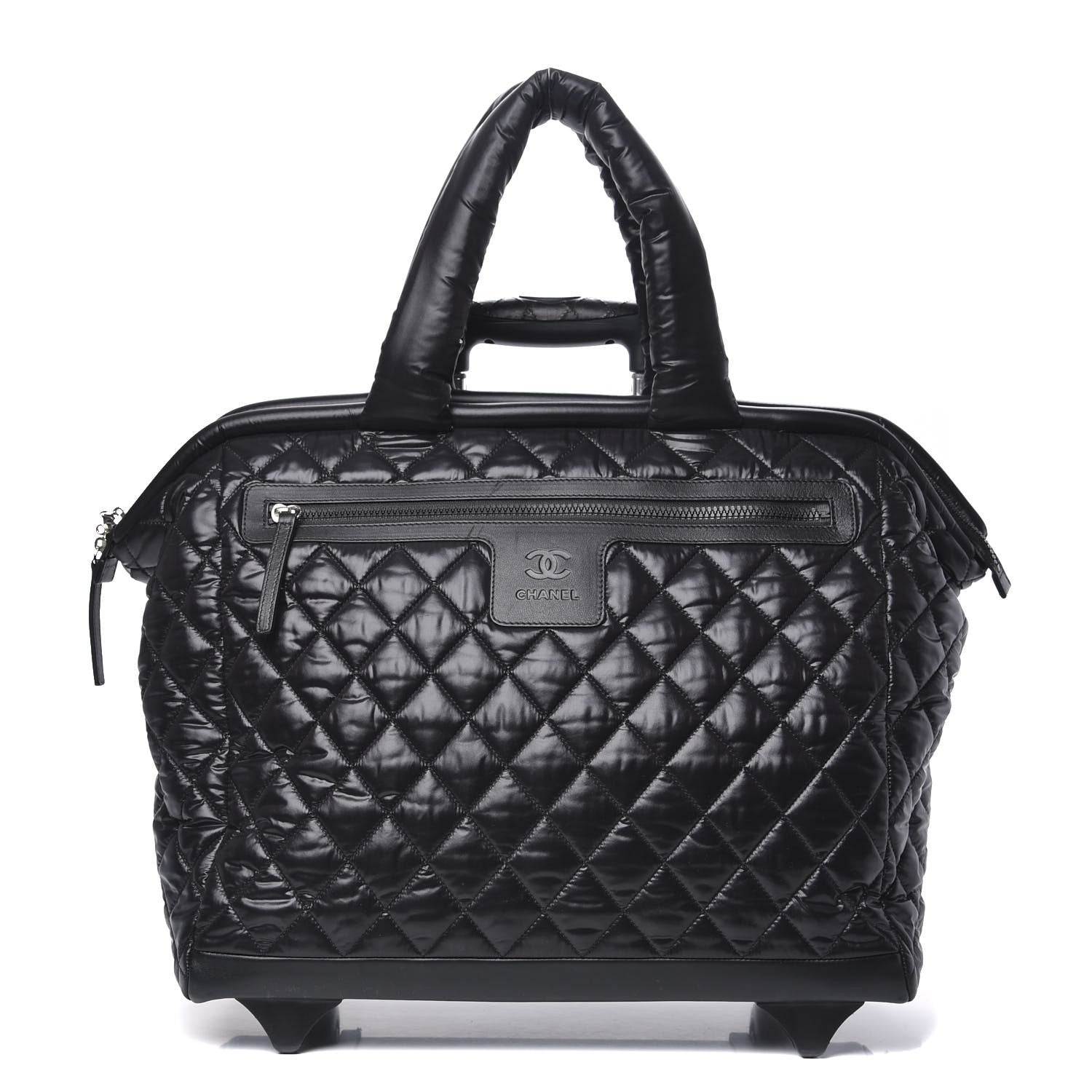 Chanel Nylon Quilted Coco Cocoon Trolley Black 1 of 9