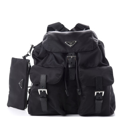 Prada Re-Nylon Saffiano Medium Backpack Black 1 of 10