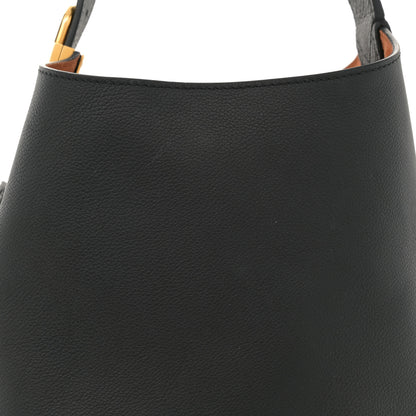 Louis Vuitton Grained Calfskin Low Key Hobo PM Black 8 of 11