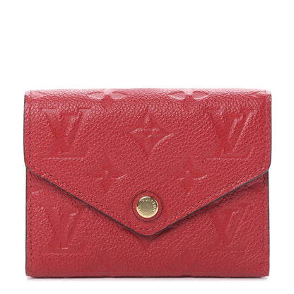 Louis Vuitton Empreinte Victorine Wallet Scarlet 1 of 7