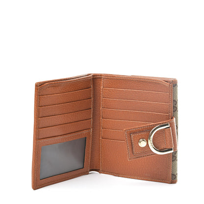 Gucci Monogram Abbey Compact Wallet Tan 5 of 9