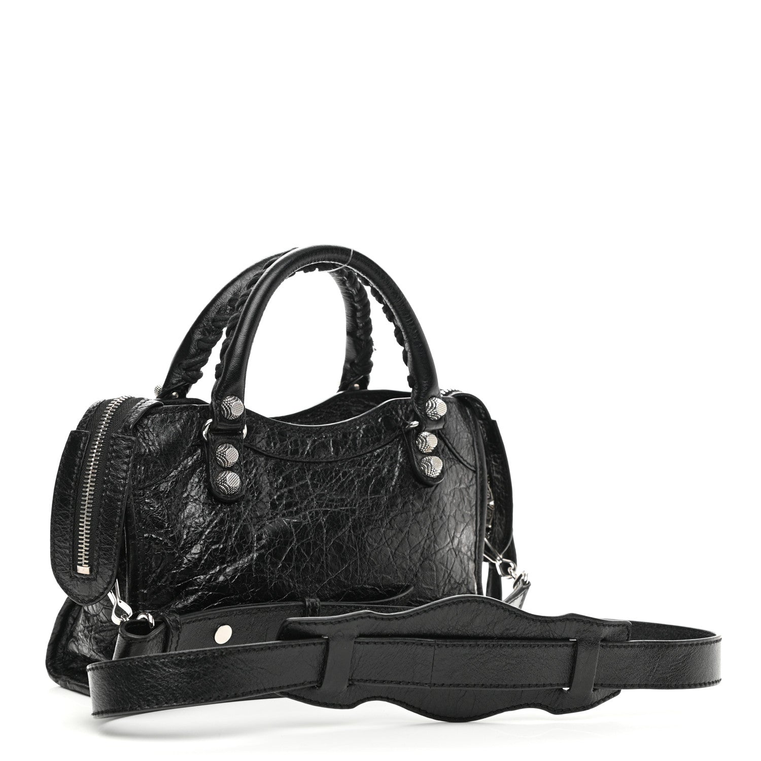 Balenciaga Agneau Giant 12 Silver Hardware Mini City Black 3 of 11
