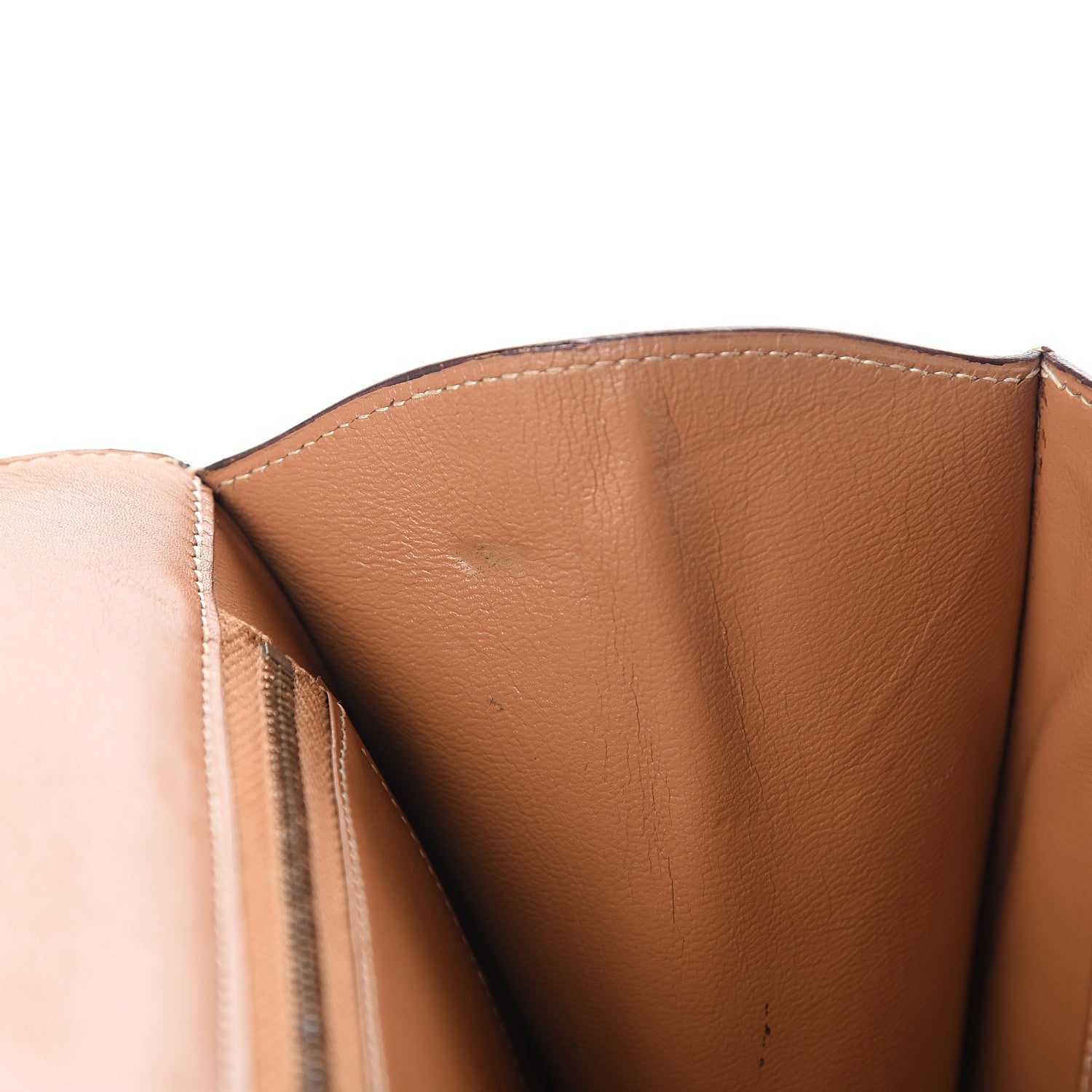 Hermes Barenia Toile Shoulder Bag 6 of 12