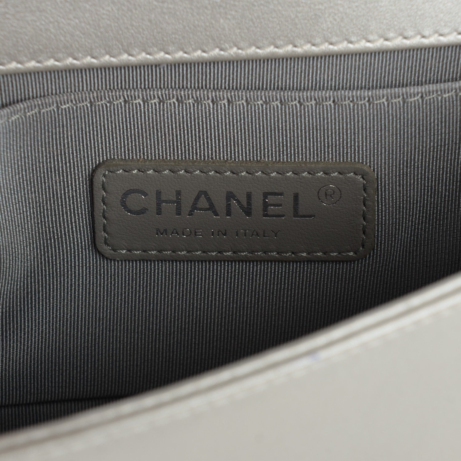 Chanel Calfskin Quilted Small Boy Flap Silver 7 of 9