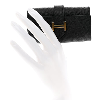 Hermes Epsom Bearn Multicles 4 Key Holder Black 3 of 7