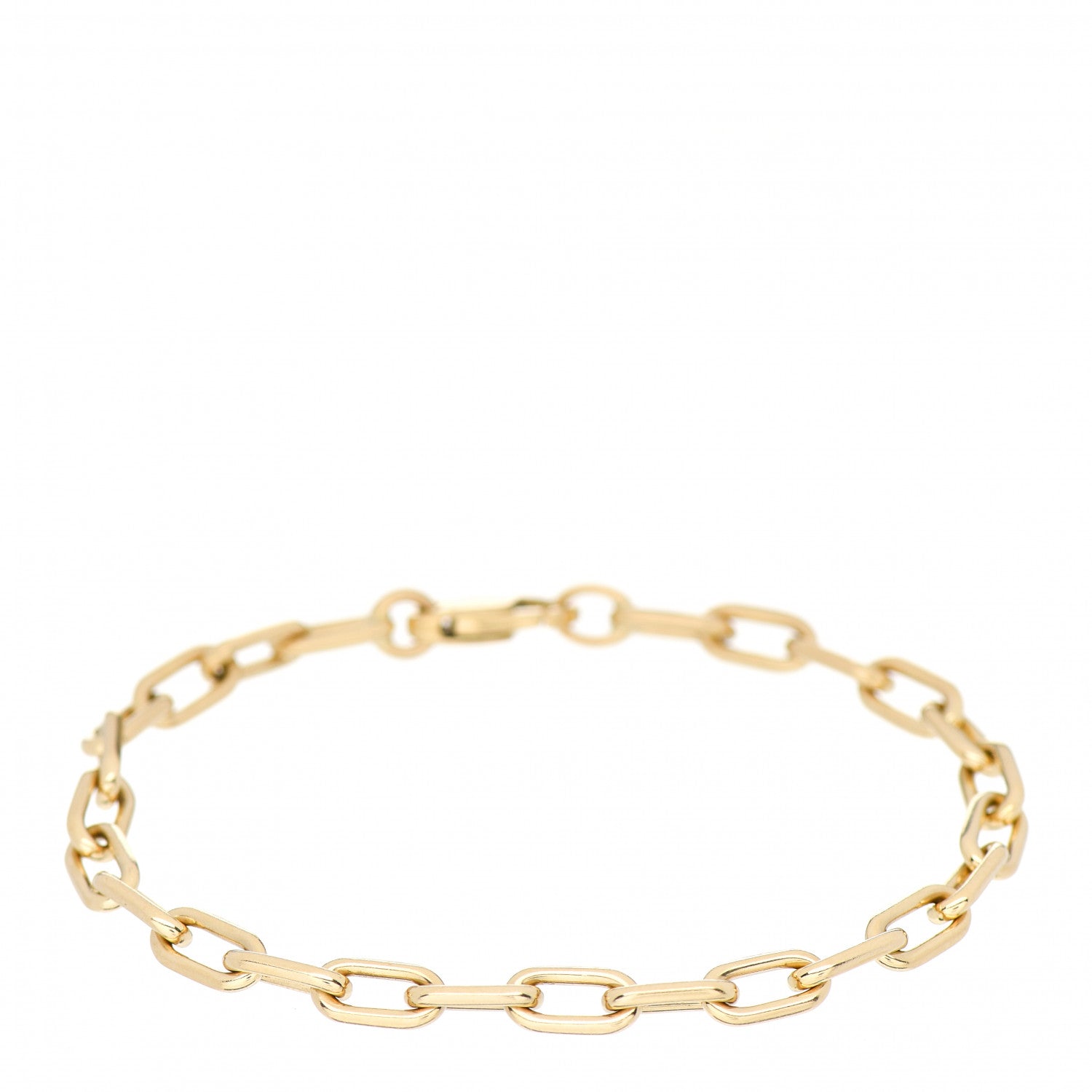 Cartier 18K Yellow Gold Spartacus Link Chain Bracelet 1 of 4