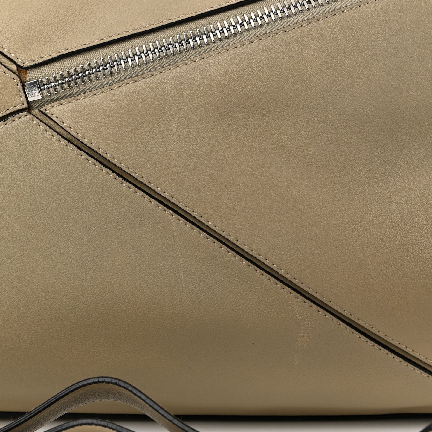 Calfskin Large Puzzle Bag Piedra