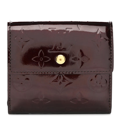 Louis Vuitton Vernis Elise Wallet Amarante 1 of 11
