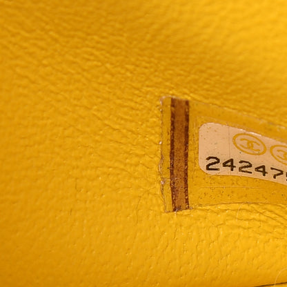 Chanel Caviar Chevron Quilted Mini Rectangular Flap Yellow 7 of 14