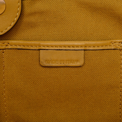Burberry Haymarket Check Small Canterbury Tote Gold Freesia 7 of 14