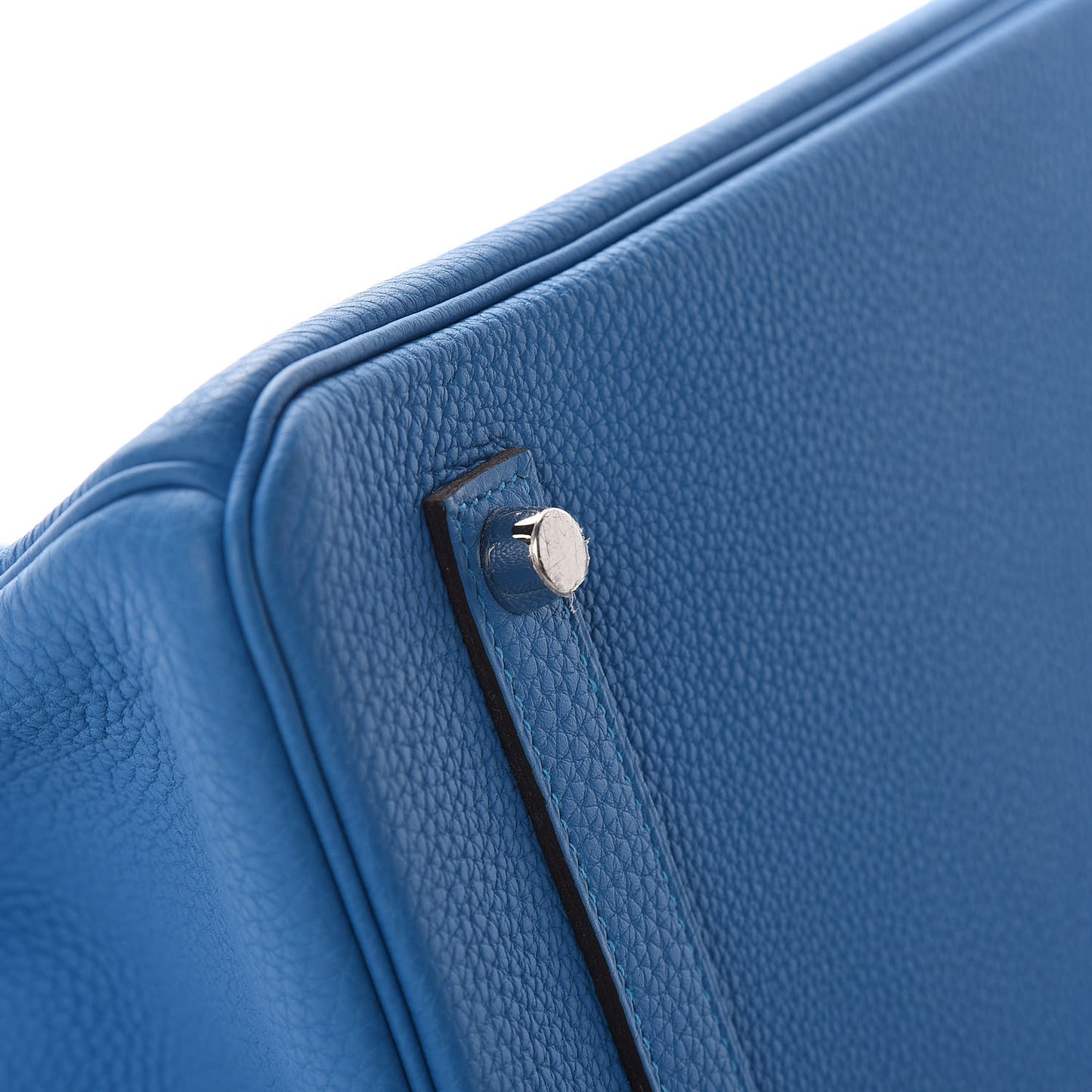 Togo Verso Birkin 35 Bleu Zanzibar Malachite