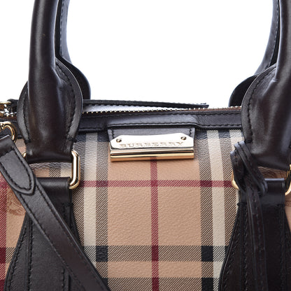 Burberry Haymarket Check Small Gladstone Chocolate 11 of 20