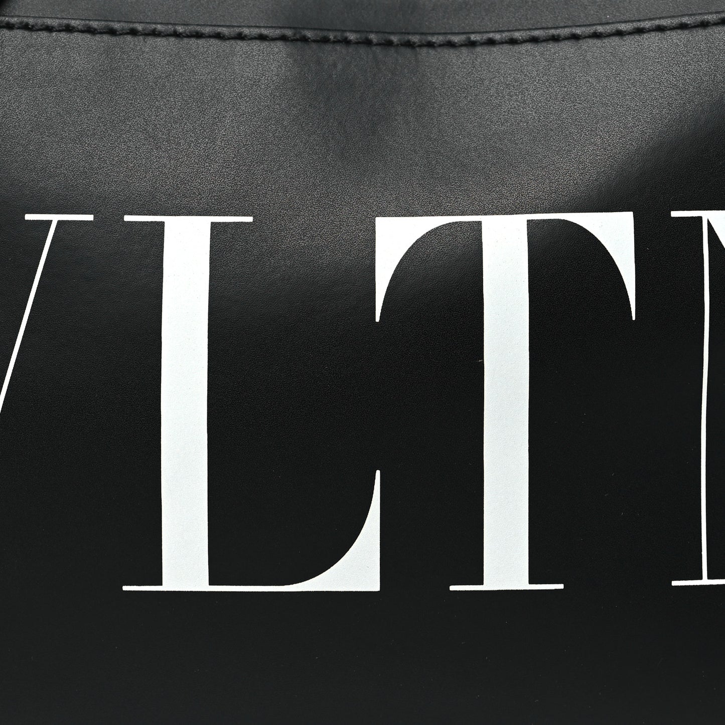 Calfskin VLTN Print Crossbody Bag Black