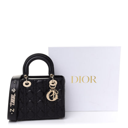 Christian Dior Lambskin Cannage Small My ABCDior Lady Dior Black 11 of 11