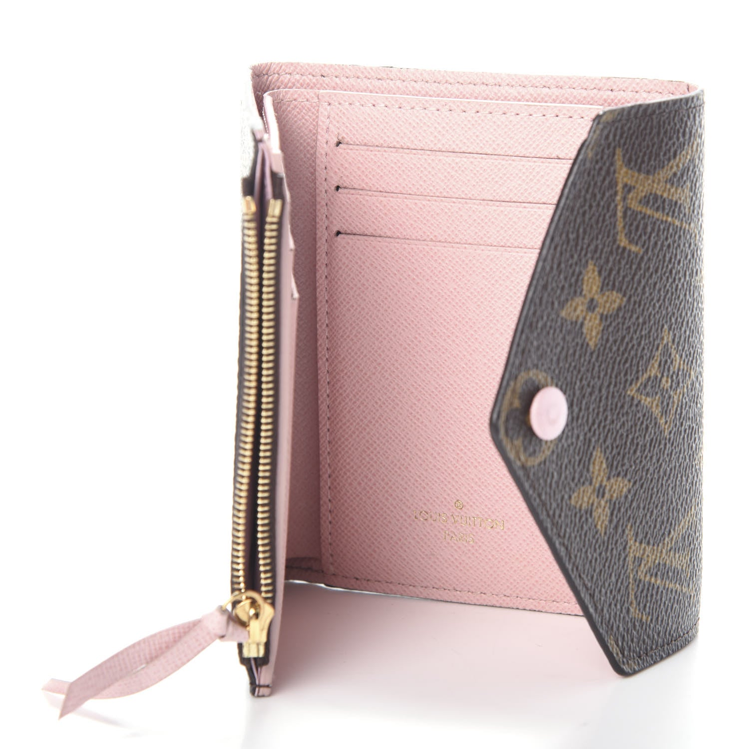 Louis Vuitton Monogram Victorine Wallet Rose Ballerine 5 of 6