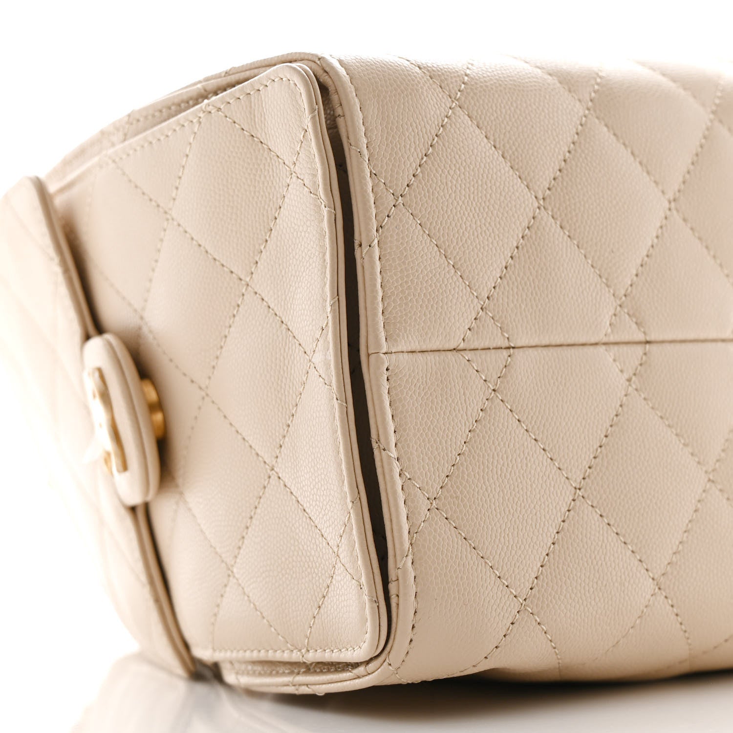 Chanel Caviar Quilted Small Chanel 25 Handbag Beige 9 of 11