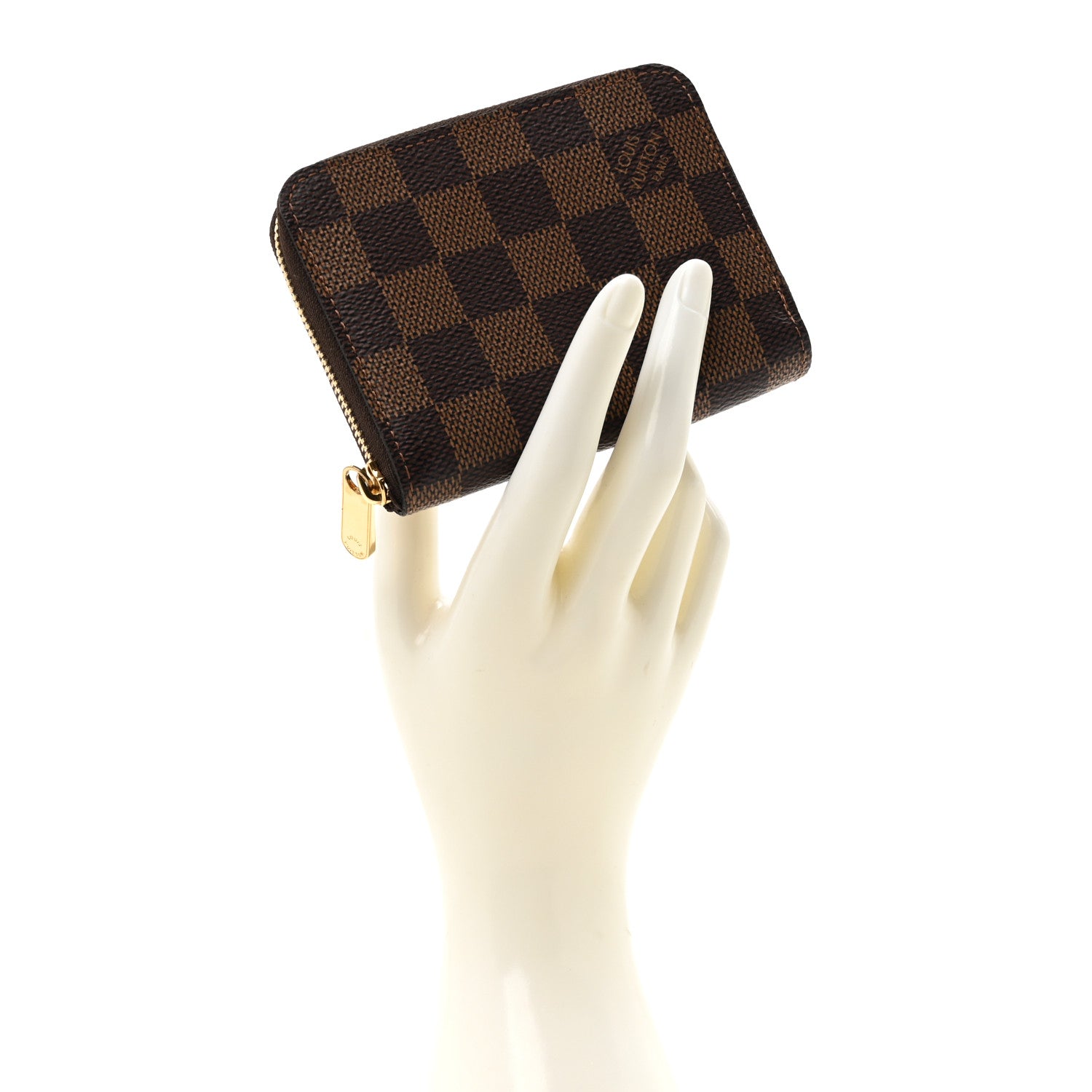 Louis Vuitton Damier Ebene Zippy Coin Purse 2 of 8