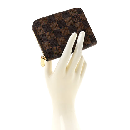 Louis Vuitton Damier Ebene Zippy Coin Purse 2 of 8