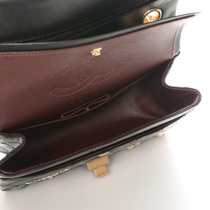 Chanel Aged Calfskin Lucky Charms 2.55 Reissue 224 Flap Black 7 of 8