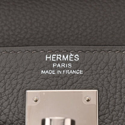 Hermes Togo Kelly Retourne 28 Gris Meyer 6 of 11
