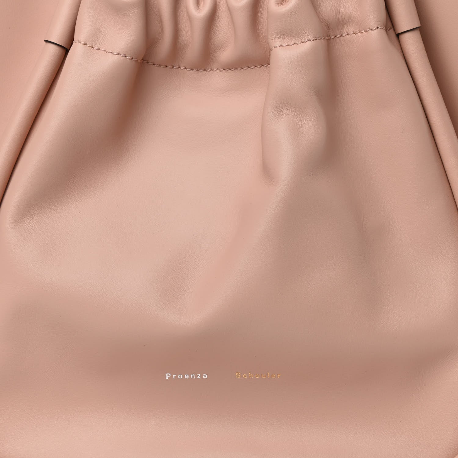 Proenza Schouler Calfskin Large Ruched Tote Peach 8 of 10