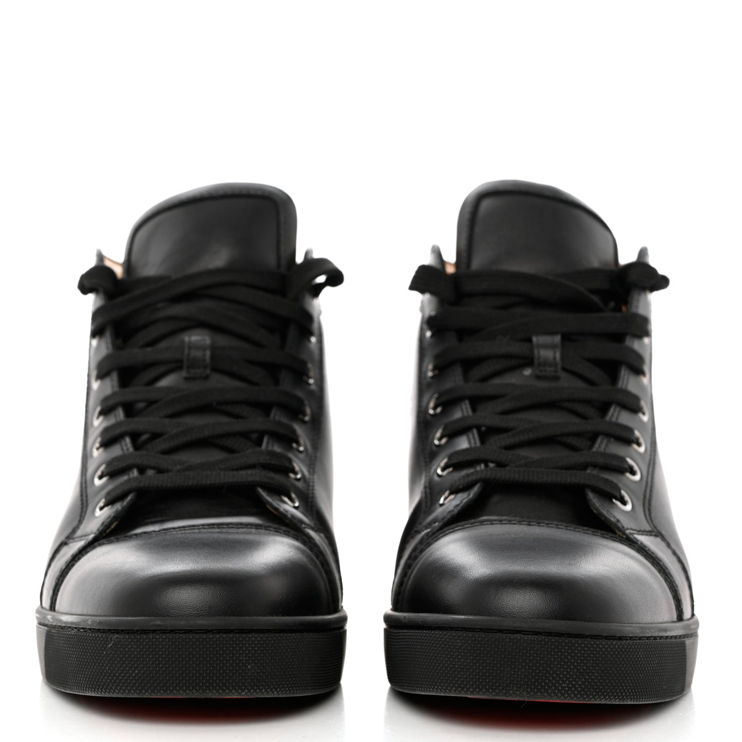 Calfskin Mens Louis Flat Sneakers 42.5 Black