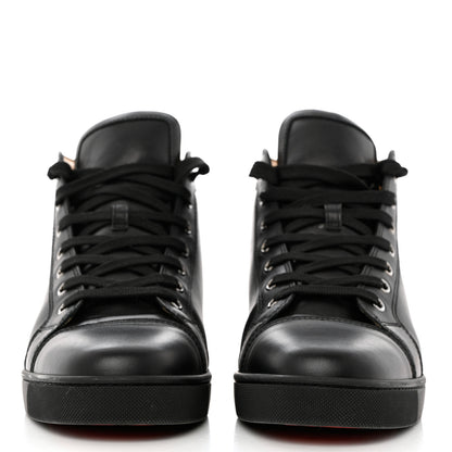 Christian Louboutin Calfskin Mens Louis Flat Sneakers 42.5 Black 2 of 10